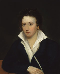 Portre of Shelley, Percy Bysshe