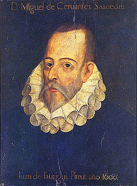 Portre of Cervantes Saavedra, Miguel de